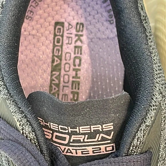 Skechers Blue and Purple Sneakers with Mesh Upper and Cushioned Sole SIZE 7.5 - Picture 4 of 9